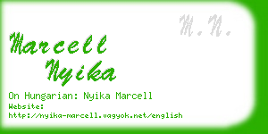 marcell nyika business card